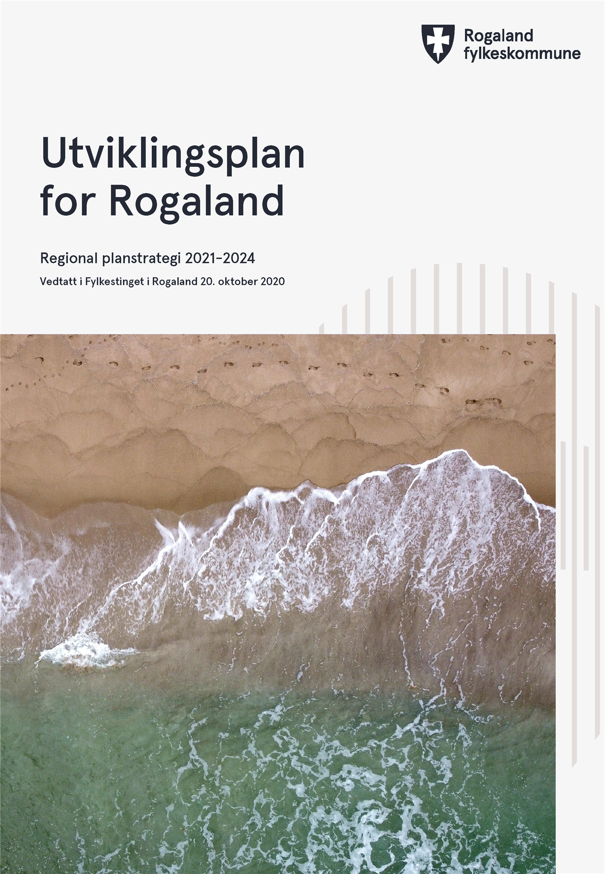 Illustrasjon: Forside Utviklingsplan for Rogaland - Klikk for stort bilde
