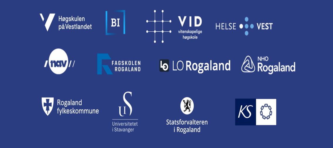 Logoer medlemmer i Kompetanseforum Rogaland