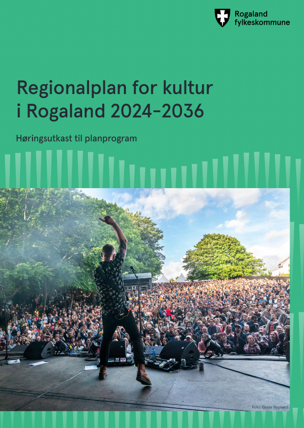 Illustrasjon: Forside forslag til planprogram for Regionalplan kultur 2024-2036 - Klikk for stort bilde